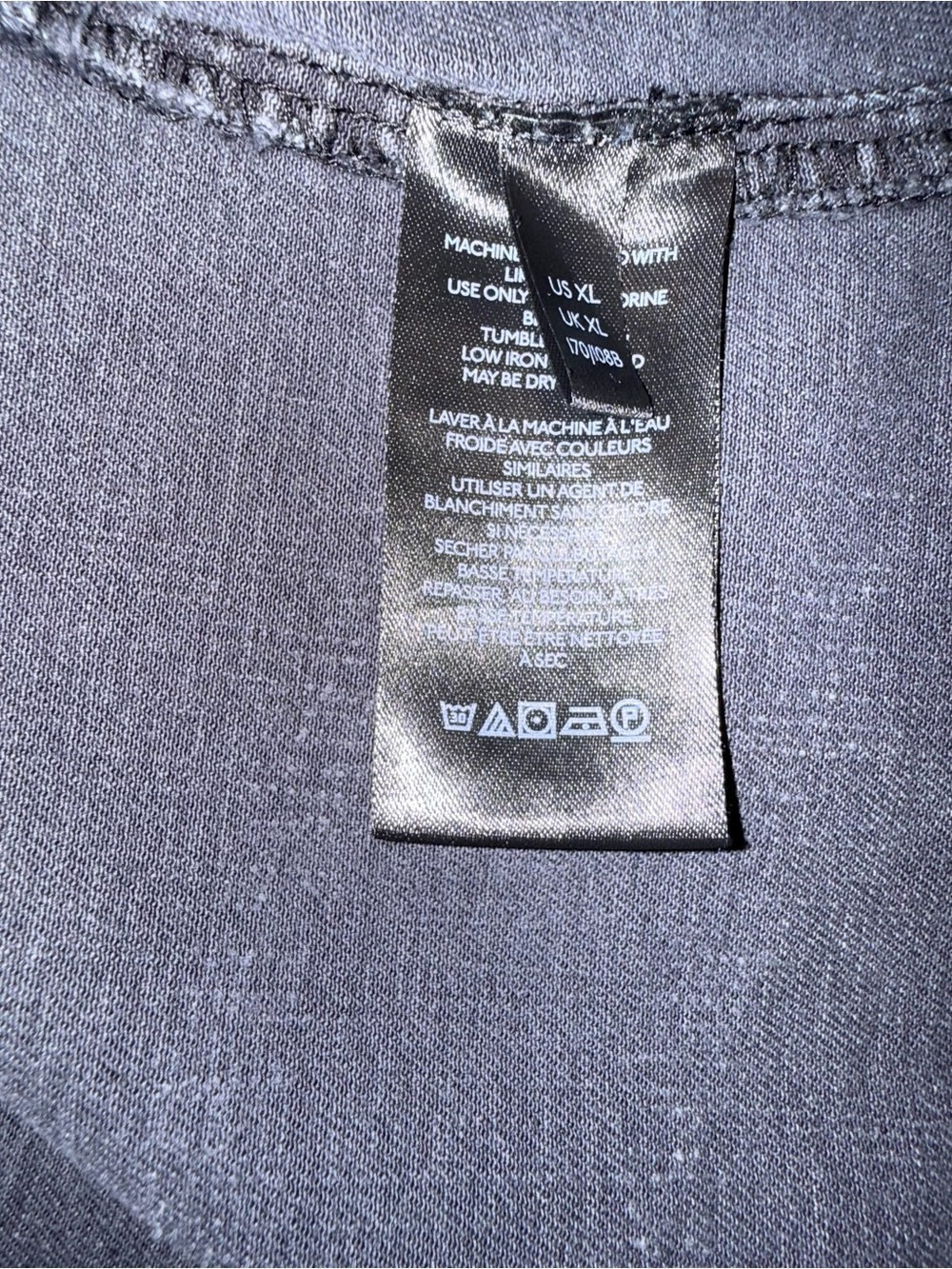 Pilcro and the Letterpress by Anthropologie Distressed Black Jean Jacket XL - Picture 9 of 10